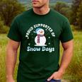 Proud Supporter Of Snow Days Teacher Men's Casual T-Shirt Forest Proud Supporter Of Snow Days Teacher Men's Casual T-Shirt Forest