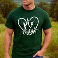 PTO Crew Back To School Matching Group Parent Teacher Men's Casual T-Shirt Forest PTO Crew Back To School Matching Group Parent Teacher Men's Casual T-Shirt Forest