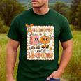 Pumpkin Teacher Preppy Fall In Love With Learning Autumn Men's Casual T-Shirt Forest