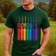 Rainbow Roygbiv Kids Artist Costume Art Teacher Men's Casual T-Shirt Forest Rainbow Roygbiv Kids Artist Costume Art Teacher Men's Casual T-Shirt Forest