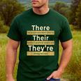 There Their They'Re T Shirt English Grammar Teacher For Men Women Men's Casual T-Shirt Forest
