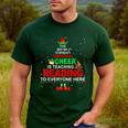 Reading Teacher Christmas Shirt Elf Christmas Cheer For Men Women Men's Casual T-Shirt Forest Reading Teacher Christmas Shirt Elf Christmas Cheer For Men Women Men's Casual T-Shirt Forest