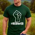 Red For Ed Teacher Fist North Carolina RedforEd Shirts Men's Casual T-Shirt Forest Red For Ed Teacher Fist North Carolina RedforEd Shirts Men's Casual T-Shirt Forest