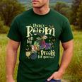 There's Room On My Broom For You Too Teacher Halloween Men's Casual T-Shirt Forest