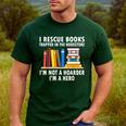 I Rescue Books Trapped In The Bookstore Book Teacher For Men Women Men's Casual T-Shirt Forest