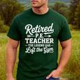 Retired PE Teacher Legend Left The Gym Physical Education Men's Casual T-Shirt Forest Retired PE Teacher Legend Left The Gym Physical Education Men's Casual T-Shirt Forest