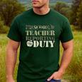 Retro Back To School Women Old Camo Preschool Teacher Men's Casual T-Shirt Forest Retro Back To School Women Old Camo Preschool Teacher Men's Casual T-Shirt Forest