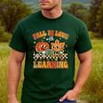 Retro Fall In Love With Learning Autumn Pumpkin Teachers Men's Casual T-Shirt Forest Retro Fall In Love With Learning Autumn Pumpkin Teachers Men's Casual T-Shirt Forest