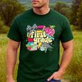 Retro First Grade Teacher Disco Ball Coquette Back To School Men's Casual T-Shirt Forest