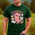 Retro Howdy Partners Cowgirl Cowboy Teacher Back To School Men's Casual T-Shirt Forest Retro Howdy Partners Cowgirl Cowboy Teacher Back To School Men's Casual T-Shirt Forest