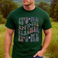 Retro IT'S ME Hi I'm The TEACHER Groovy Testing Squad Pink Men's Casual T-Shirt Forest Retro IT'S ME Hi I'm The TEACHER Groovy Testing Squad Pink Men's Casual T-Shirt Forest