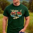 Retro Kickin It 3rd Grade Style Teacher Back To School Men Women Men's Casual T-Shirt Forest Retro Kickin It 3rd Grade Style Teacher Back To School Men Women Men's Casual T-Shirt Forest