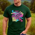 Retro Physical Education Vibes Gym Teacher Phys Ed Teacher Men's Casual T-Shirt Forest Retro Physical Education Vibes Gym Teacher Phys Ed Teacher Men's Casual T-Shirt Forest