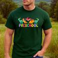 Retro Preschool Cute Dinosaur Preschool Teacher Kids Boys Men's Casual T-Shirt Forest Retro Preschool Cute Dinosaur Preschool Teacher Kids Boys Men's Casual T-Shirt Forest