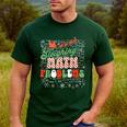 Retro Sleighing Math Problems Santa Math Teacher Christmas Men's Casual T-Shirt Forest Retro Sleighing Math Problems Santa Math Teacher Christmas Men's Casual T-Shirt Forest
