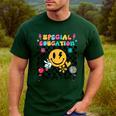 Retro Special Education Squad Groovy Dream Team Teacher Men's Casual T-Shirt Forest Retro Special Education Squad Groovy Dream Team Teacher Men's Casual T-Shirt Forest