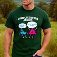 Right Acute Triangle Math Teacher Cool Geometry Men's Casual T-Shirt Forest Right Acute Triangle Math Teacher Cool Geometry Men's Casual T-Shirt Forest