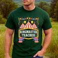 Ringmaster Teacher Circus Party Ringmaster Carnival Men's Casual T-Shirt Forest