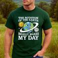 Rotation Of Earth Science Teacher Earth Day Men Women Men's Casual T-Shirt Forest Rotation Of Earth Science Teacher Earth Day Men Women Men's Casual T-Shirt Forest