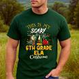 This Is My Scary 6th Grade ELA Costume Teacher Men Women Men's Casual T-Shirt Forest