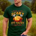 This Is My Scary Gym Teacher Costume Pumpkin Halloween Men Women Men's Casual T-Shirt Forest