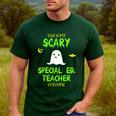 Scary Special Education Ed Teacher Costume Halloween Easy Men's Casual T-Shirt Forest Scary Special Education Ed Teacher Costume Halloween Easy Men's Casual T-Shirt Forest