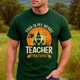 This Is My Scary Teacher Costume Halloween Men's Casual T-Shirt Forest This Is My Scary Teacher Costume Halloween Men's Casual T-Shirt Forest