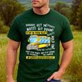 School Bus Driver Life Last Day Of School Teacher Kids Men's Casual T-Shirt Forest