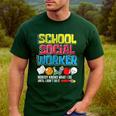 School Social Worker Teacher Caseworker Public Servant LSW Men's Casual T-Shirt Forest School Social Worker Teacher Caseworker Public Servant LSW Men's Casual T-Shirt Forest