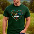 School For Teachers Students Monitor Recess Crew Team Men's Casual T-Shirt Forest