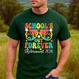 School's Out Forever Retirement 2026 Retro Retired Teacher Men's Casual T-Shirt Forest School's Out Forever Retirement 2026 Retro Retired Teacher Men's Casual T-Shirt Forest