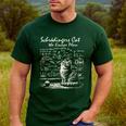 SchröDinger's Cat Escape Plan Science Teacher For Men Women Kids Men's Casual T-Shirt Forest