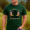 These Boots Are Made Teaching Western Cowboy Teacher Men's Casual T-Shirt Forest These Boots Are Made Teaching Western Cowboy Teacher Men's Casual T-Shirt Forest