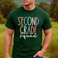 Second Grade Squad 2nd Grade Teacher Women Back To School Men's Casual T-Shirt Forest