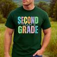 Second Grade Team Heart Teacher Student Back To School Girls Men's Casual T-Shirt Forest
