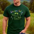 See You Later Teacher Summer Alligator Last Day Of School Men's Casual T-Shirt Forest
