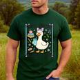Silly Goose Teacher Club Silly Goose For Teacher Men's Casual T-Shirt Forest
