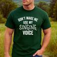 Singing Voice Singer Choir Chorus Music Teacher For Men Women Girls Kids Men's Casual T-Shirt Forest