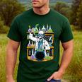 Skeleton Mad Scientist Halloween Costume Science Teacher Men's Casual T-Shirt Forest Skeleton Mad Scientist Halloween Costume Science Teacher Men's Casual T-Shirt Forest