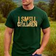 I SMELL CHILDREN Halloween Teacher Classroom I Teach Men's Casual T-Shirt Forest I SMELL CHILDREN Halloween Teacher Classroom I Teach Men's Casual T-Shirt Forest
