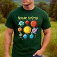 Solar System Cute Face Planets Space Science Teacher School Men's Casual T-Shirt Forest Solar System Cute Face Planets Space Science Teacher School Men's Casual T-Shirt Forest