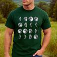 Space Science Student Teacher Leonard Moon Phases Men Women Kids Men's Casual T-Shirt Forest