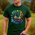 Special Education Teacher Sped Squad SPED Teacher Tie Dye Men's Casual T-Shirt Forest Special Education Teacher Sped Squad SPED Teacher Tie Dye Men's Casual T-Shirt Forest