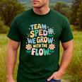 Special Education Teacher Team SPED Grow With The Flow Men's Casual T-Shirt Forest Special Education Teacher Team SPED Grow With The Flow Men's Casual T-Shirt Forest