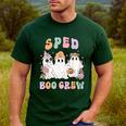 SPED Boo Crew Halloween Floral Ghost Special Ed SPED Teacher For Men Women Kids Men's Casual T-Shirt Forest SPED Boo Crew Halloween Floral Ghost Special Ed SPED Teacher For Men Women Kids Men's Casual T-Shirt Forest