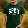 SPED Crew SPED Teacher Back To School For Women Men Men's Casual T-Shirt Forest