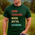 Sped Teacher Man Myth Legend Men's Casual T-Shirt Forest Sped Teacher Man Myth Legend Men's Casual T-Shirt Forest