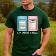 SPED Teacher Special Education First Coffee Then Data Men's Casual T-Shirt Forest