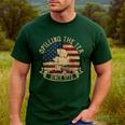 Spilling The Tea Since 1773 American History Teacher Vintage Men's Casual T-Shirt Forest Spilling The Tea Since 1773 American History Teacher Vintage Men's Casual T-Shirt Forest