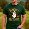Spooky ESL Teacher Ghost Halloween School Women Men's Casual T-Shirt Forest Spooky ESL Teacher Ghost Halloween School Women Men's Casual T-Shirt Forest